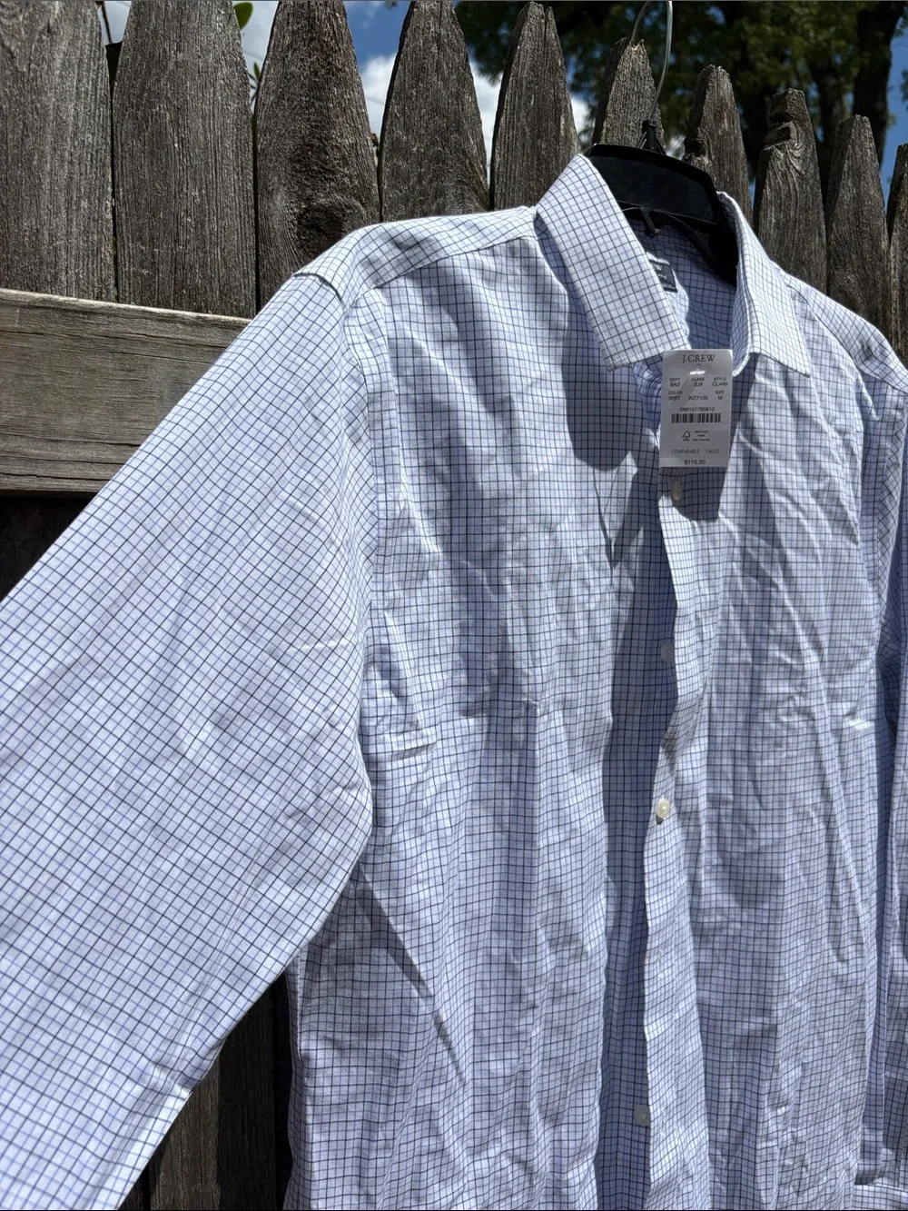 J. Crew medium cotton dress shirt! NWT!!